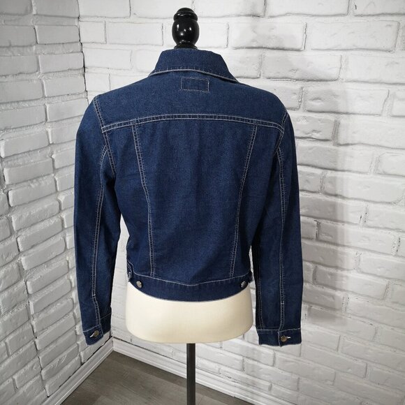 Polo Jean's Co. Ralph Lauren Ladies Size Large Medium Wash Vintage Jean Jacket - Picture 2 of 11